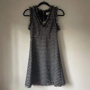 kate spade black and white dress